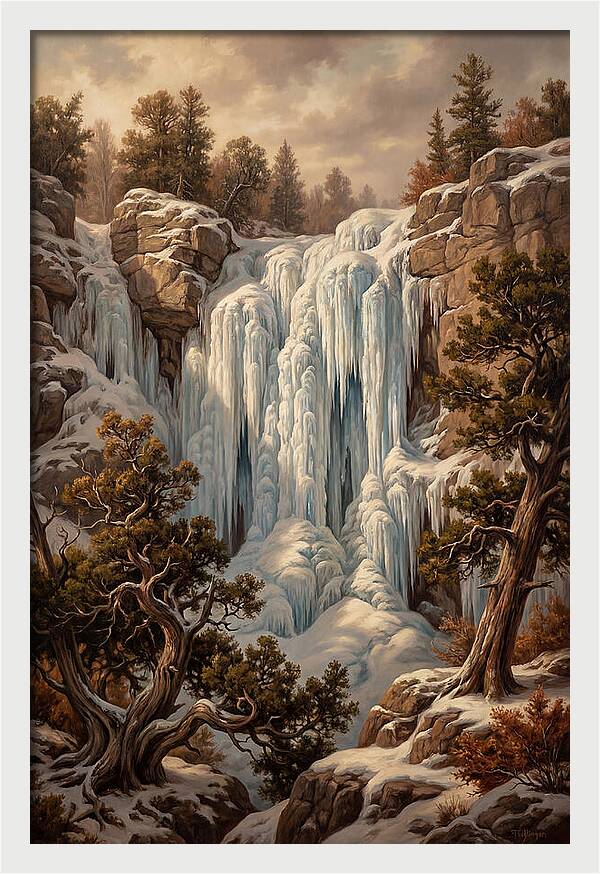 Majestic Ice Cascade