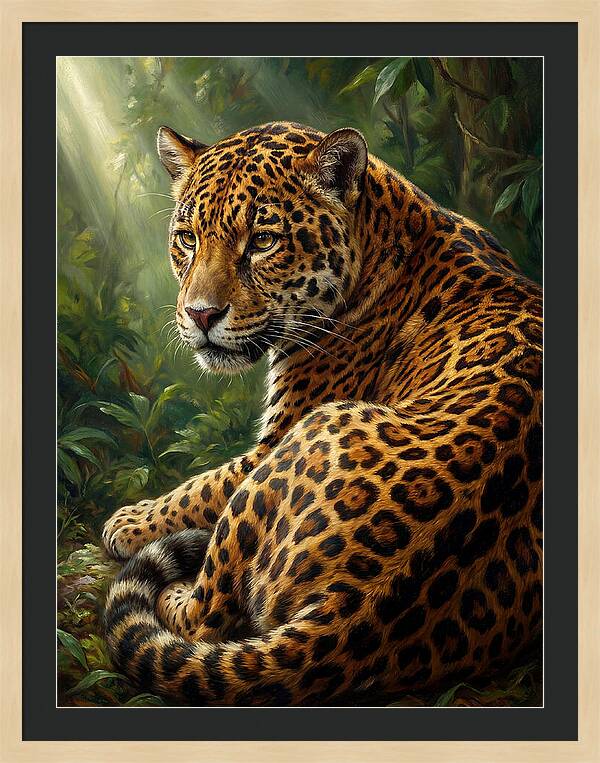Majestic Jaguar In Nature