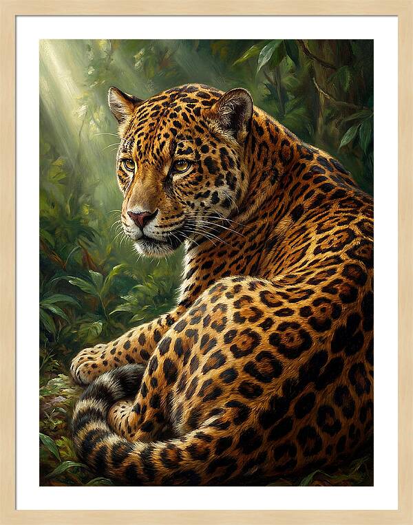 Majestic Jaguar In Nature
