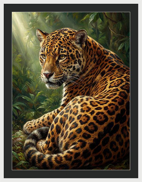 Majestic Jaguar In Nature