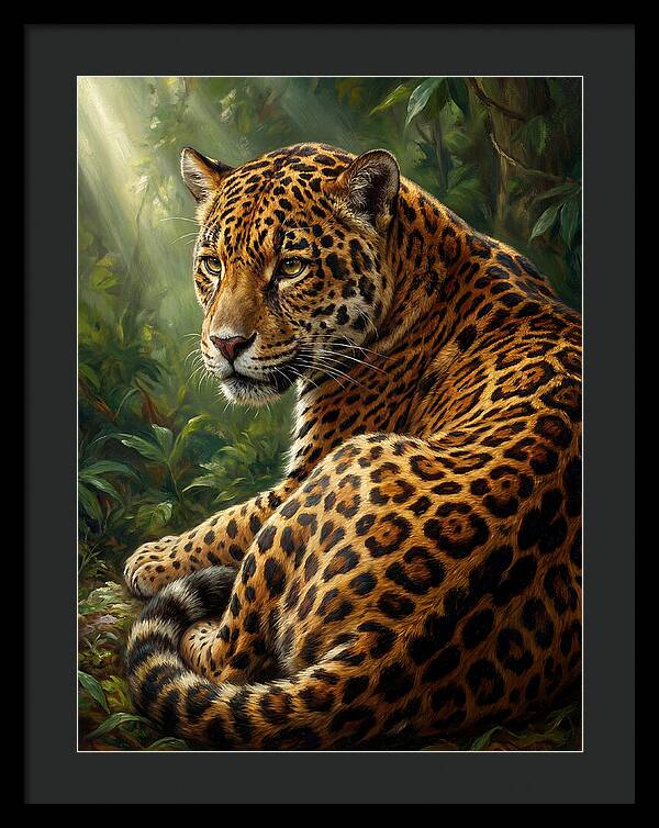 Majestic Jaguar In Nature