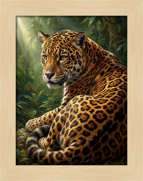 Majestic Jaguar In Nature