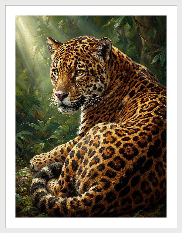 Majestic Jaguar In Nature