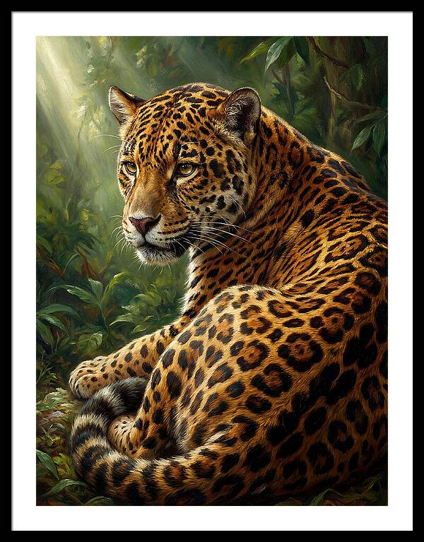 Majestic Jaguar In Nature