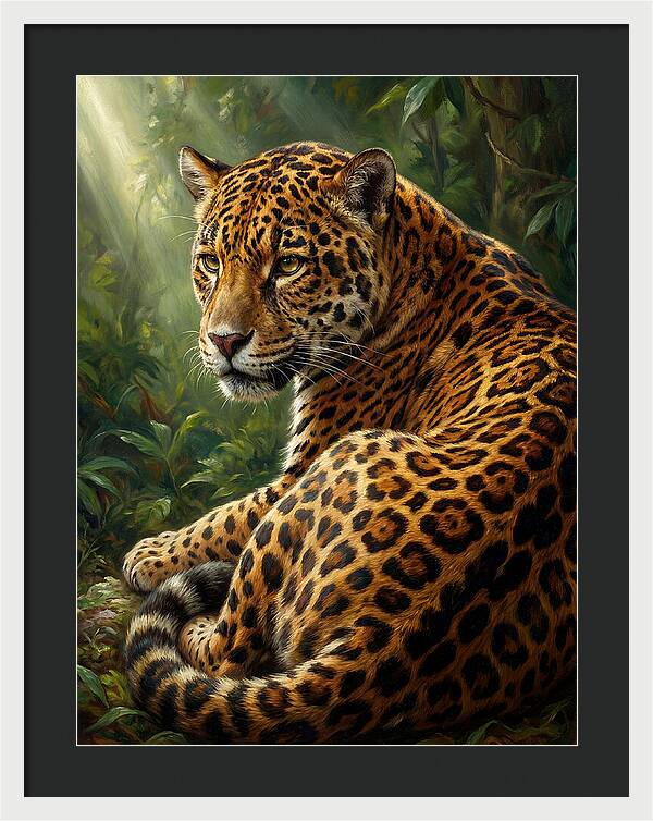 Majestic Jaguar In Nature