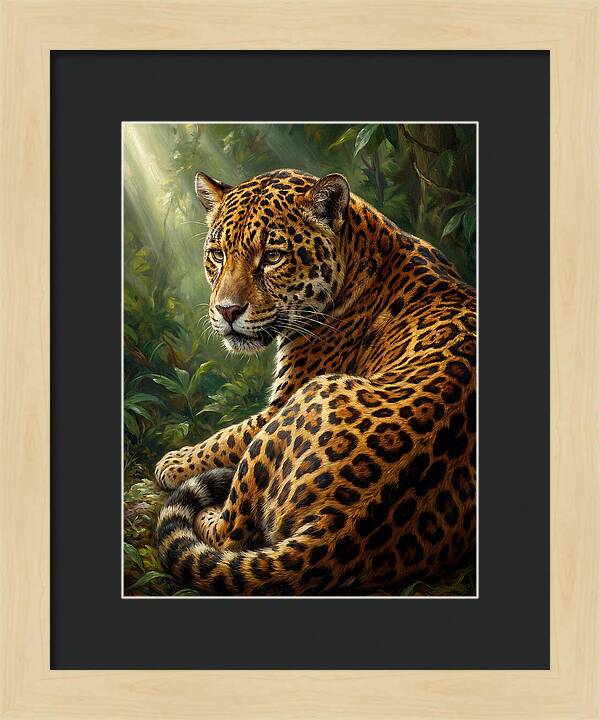 Majestic Jaguar In Nature