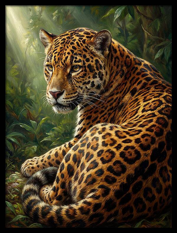 Majestic Jaguar In Nature