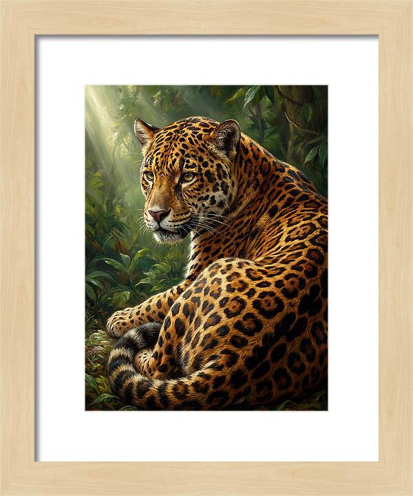 Majestic Jaguar In Nature