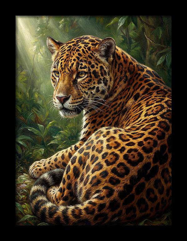 Majestic Jaguar In Nature