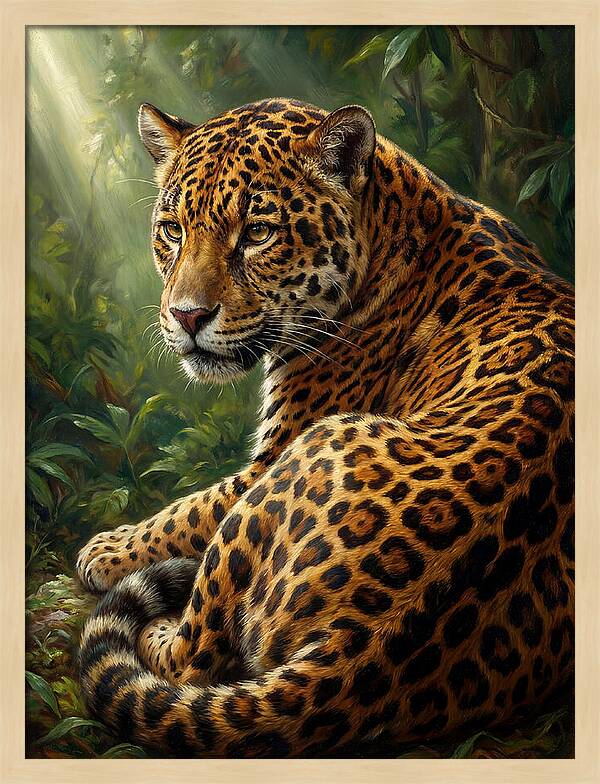 Majestic Jaguar In Nature