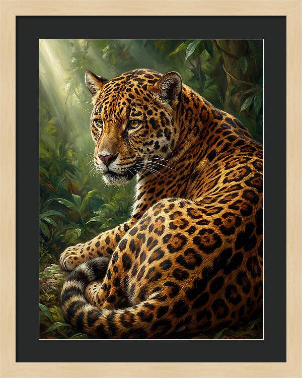 Majestic Jaguar In Nature