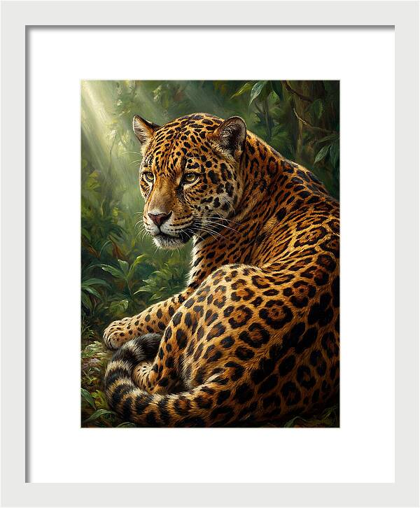 Majestic Jaguar In Nature