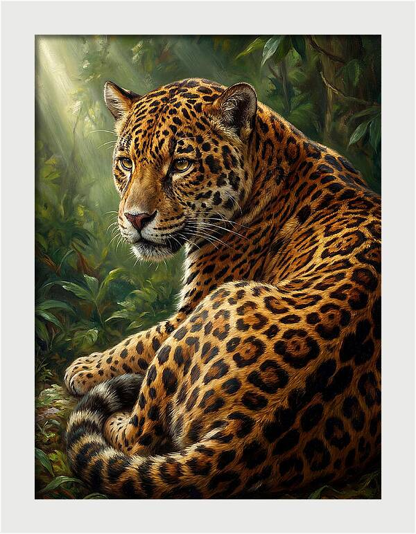 Majestic Jaguar In Nature