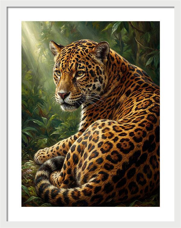 Majestic Jaguar In Nature