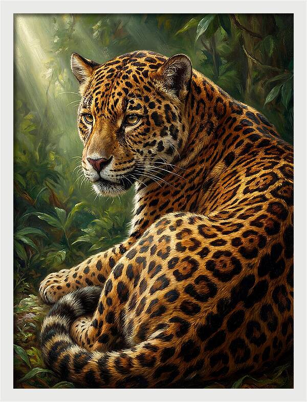 Majestic Jaguar In Nature