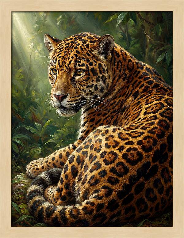 Majestic Jaguar In Nature