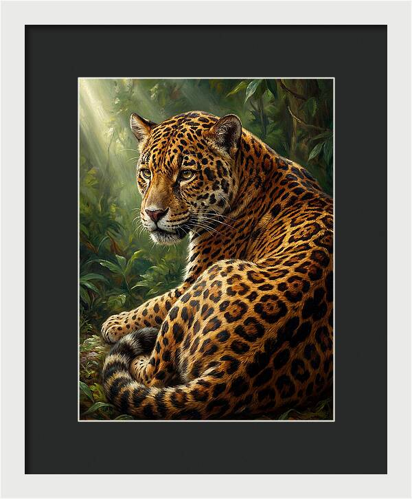 Majestic Jaguar In Nature