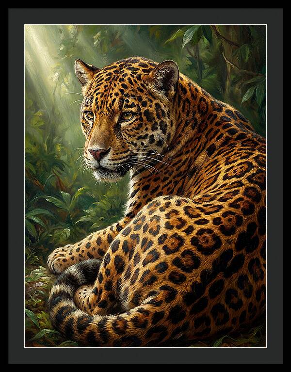 Majestic Jaguar In Nature