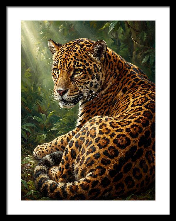 Majestic Jaguar In Nature
