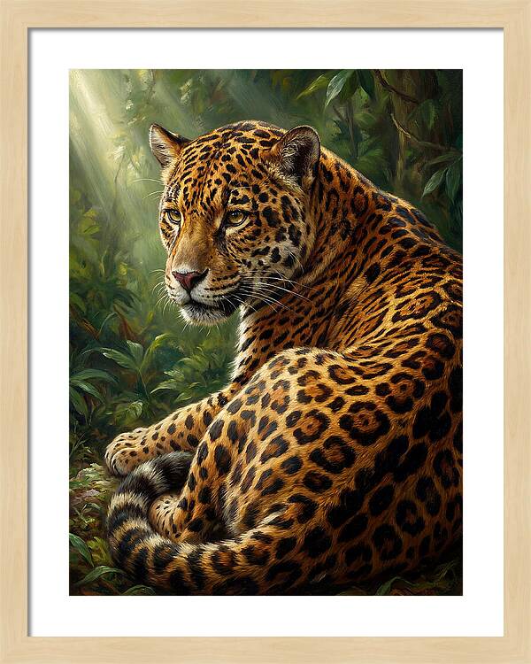 Majestic Jaguar In Nature