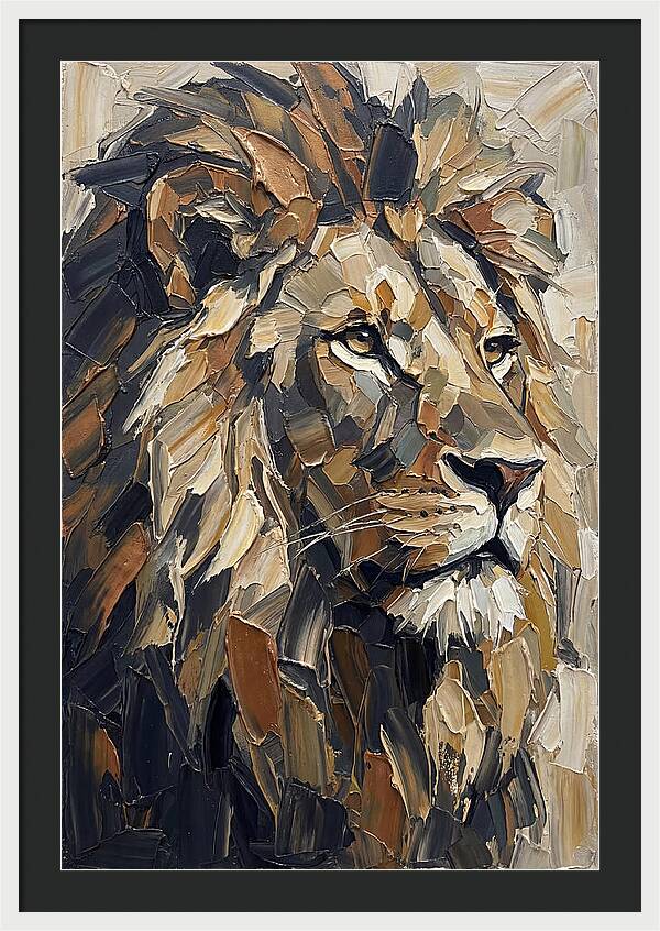 Majestic Lion Portrait