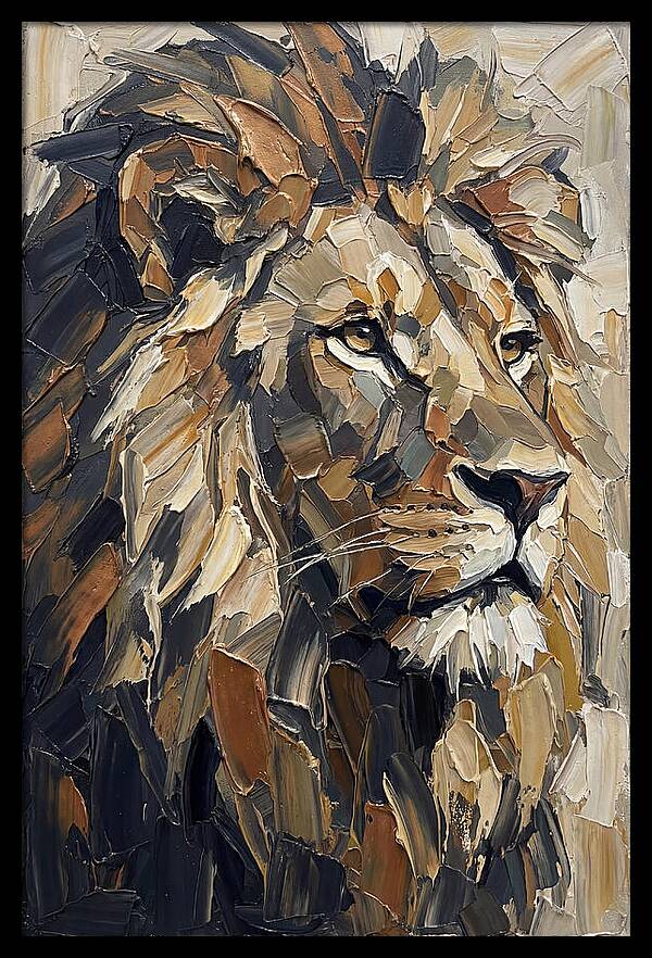 Majestic Lion Portrait