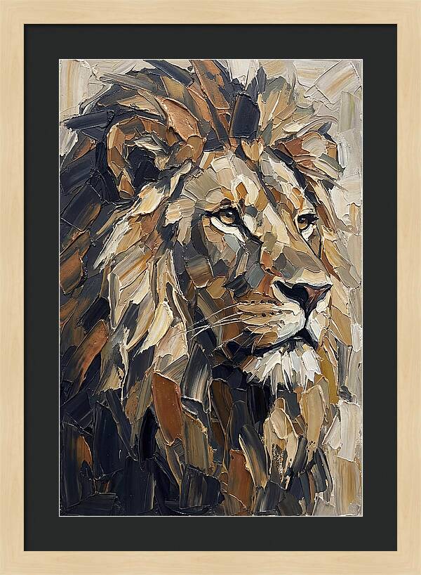Majestic Lion Portrait