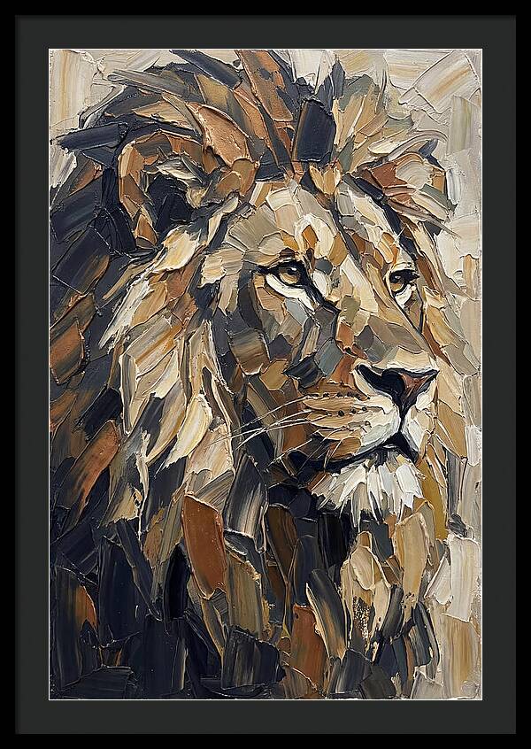Majestic Lion Portrait