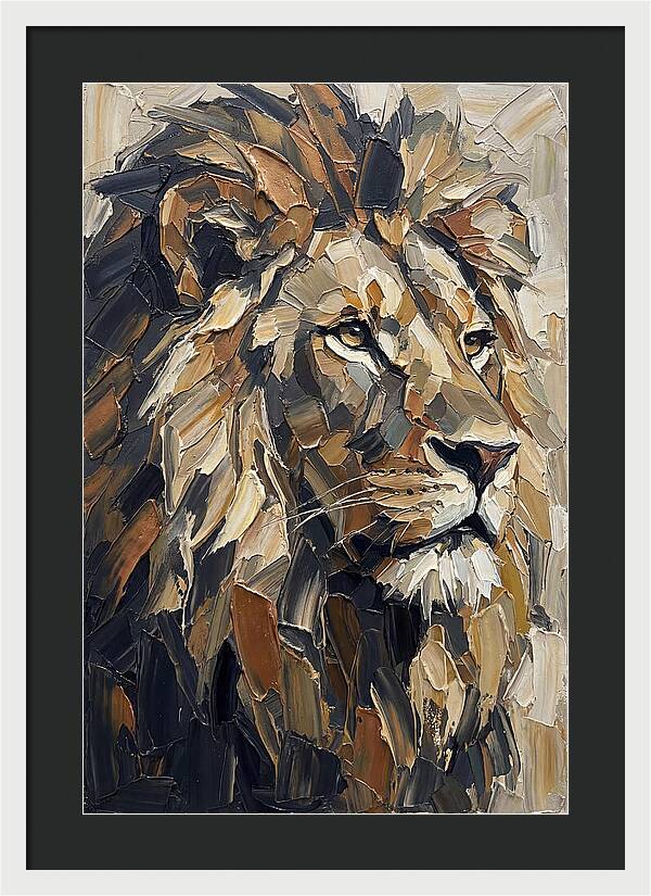 Majestic Lion Portrait
