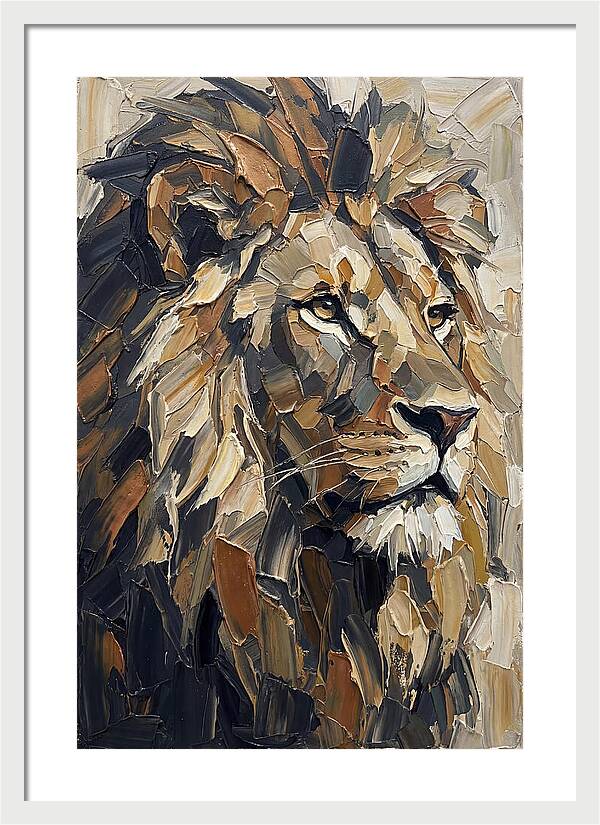 Majestic Lion Portrait