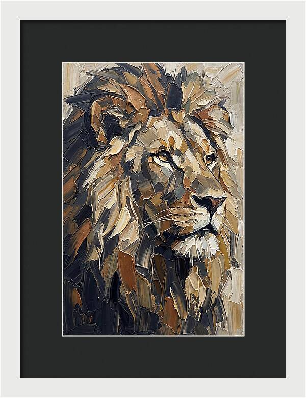 Majestic Lion Portrait