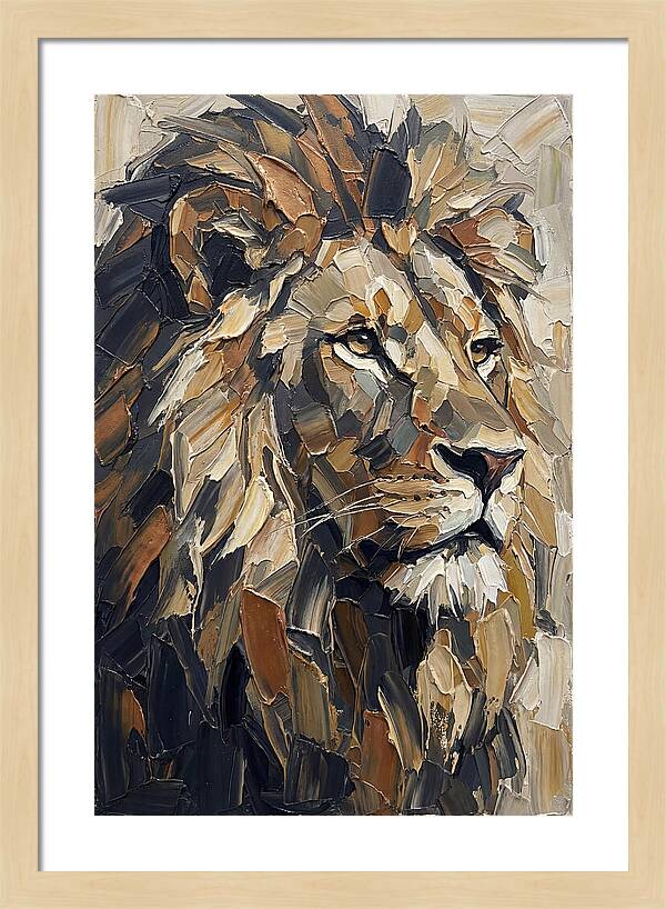 Majestic Lion Portrait