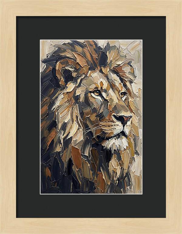 Majestic Lion Portrait
