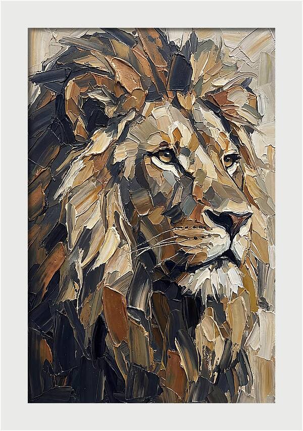 Majestic Lion Portrait