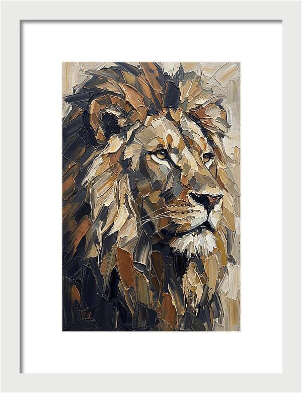 Majestic Lion Portrait