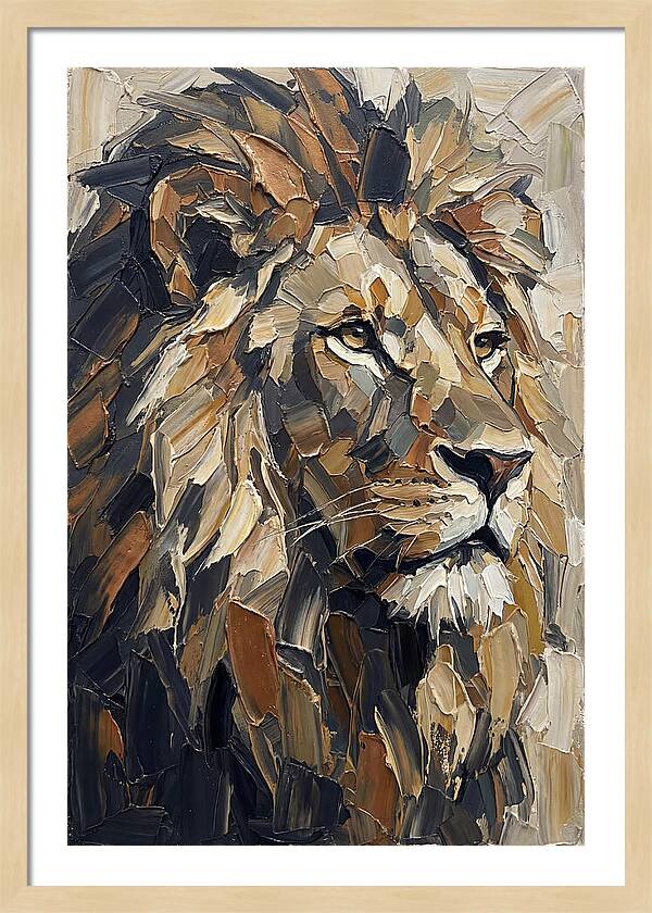 Majestic Lion Portrait