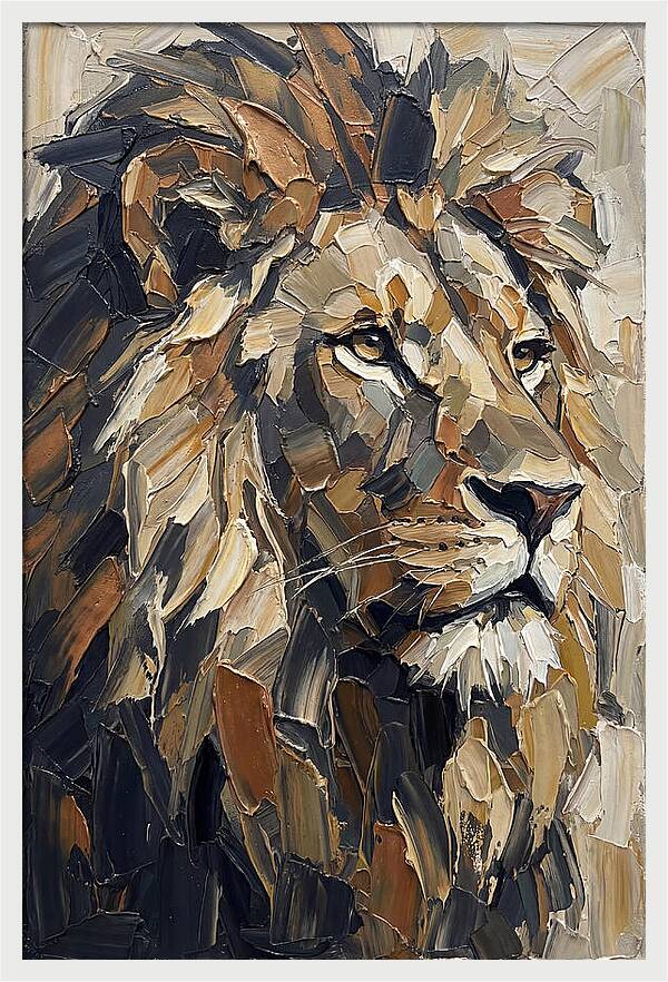 Majestic Lion Portrait