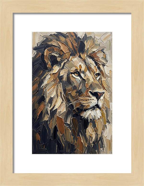 Majestic Lion Portrait
