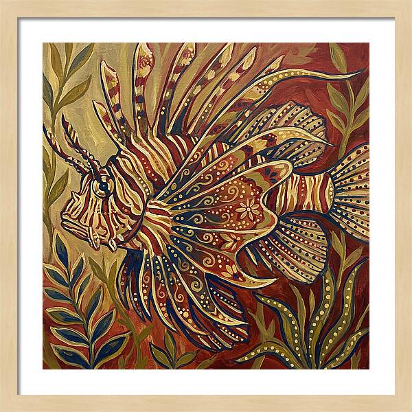 Majestic Lionfish Display