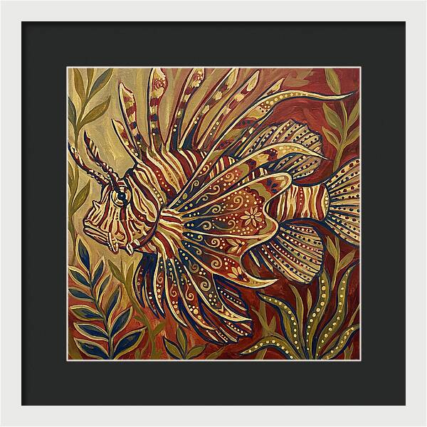 Majestic Lionfish Display