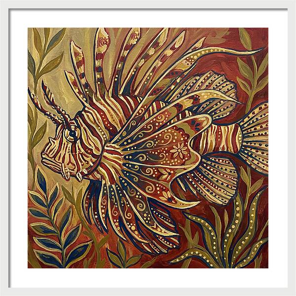 Majestic Lionfish Display