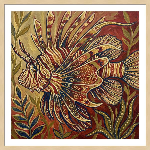 Majestic Lionfish Display