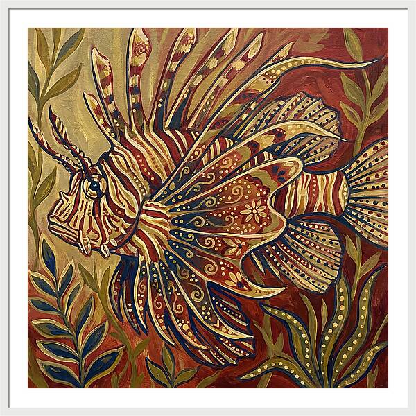 Majestic Lionfish Display