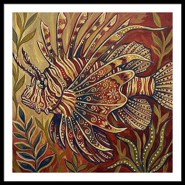 Majestic Lionfish Display