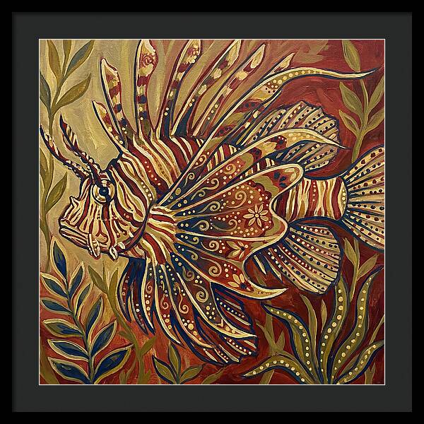 Majestic Lionfish Display
