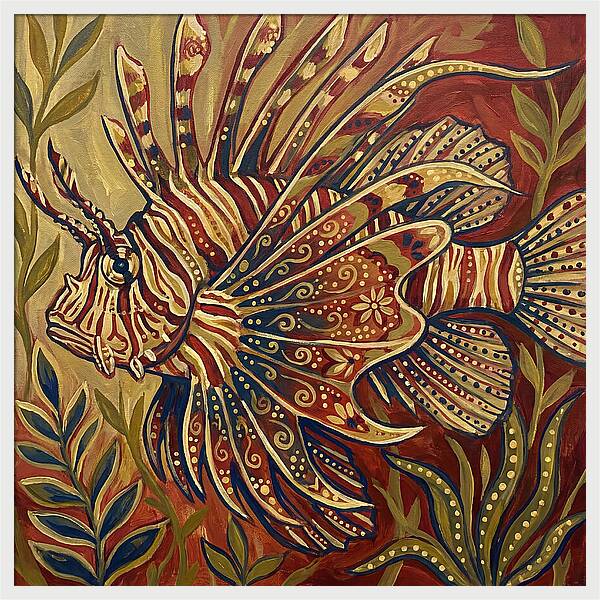 Majestic Lionfish Display