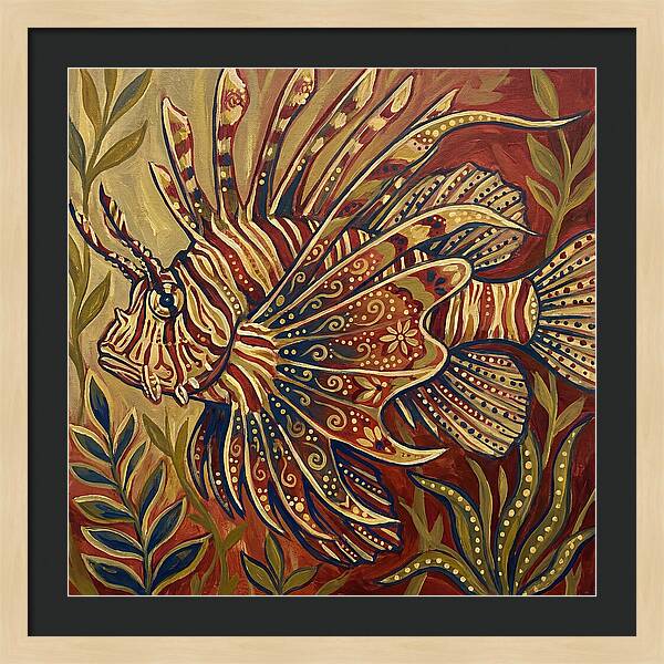 Majestic Lionfish Display