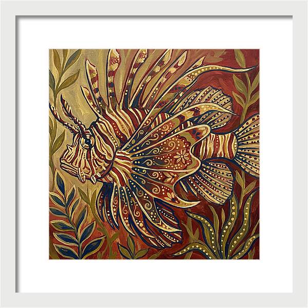 Majestic Lionfish Display