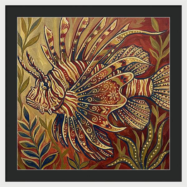 Majestic Lionfish Display