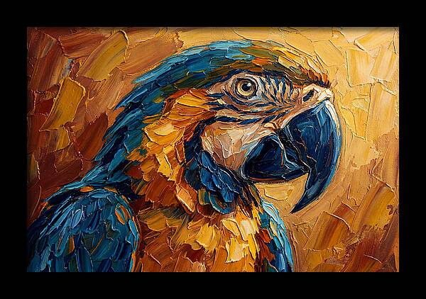 Majestic Macaw Portrait